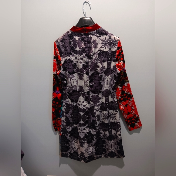 ASOS dress, Red Blue multicolor, size 6 - Picture 6 of 6